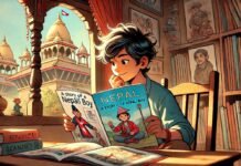मंगा र कमिक्स भनेको के हो ? यसमा के भिन्नता छ ? Nepali-boy-reading-Comic-book